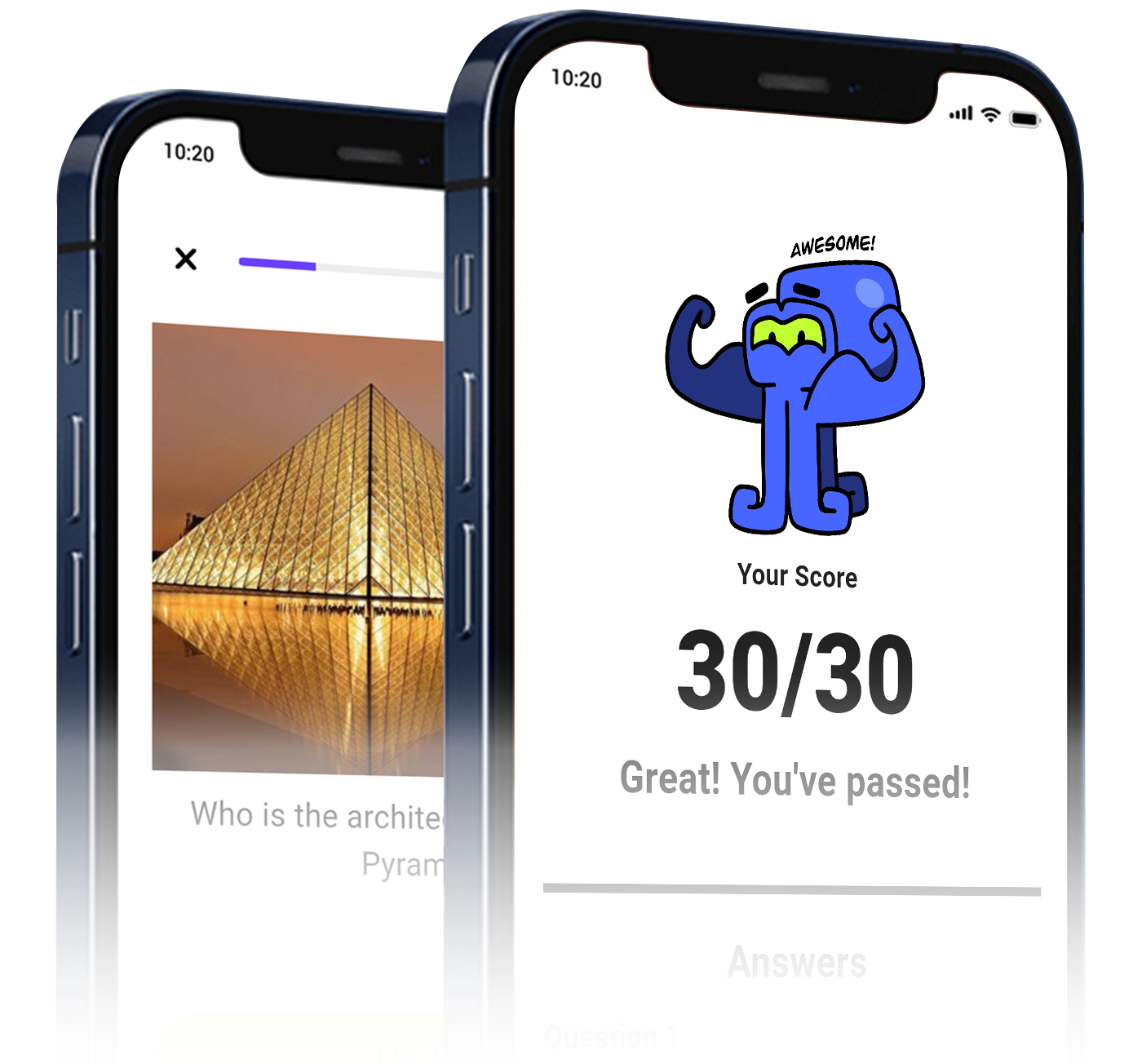 Start Your Architecture Board Exam Quiz Now Architecture board exam online quiz interface showing scores and feedback, helping students in the Philippines track progress and prepare for ALE exams