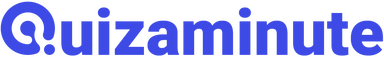 Quizaminute Wordmark Blue Quizaminute